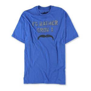 Horizon NY Mens Moustache Graphic T-Shirt, NWT